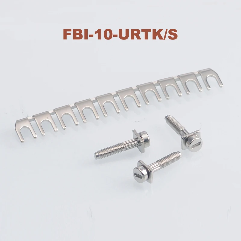 

1pcs FBI 10-URTK/S Central Connectors short circuit center connection strip for URTK6S Din Rail Terminal Block Accessories