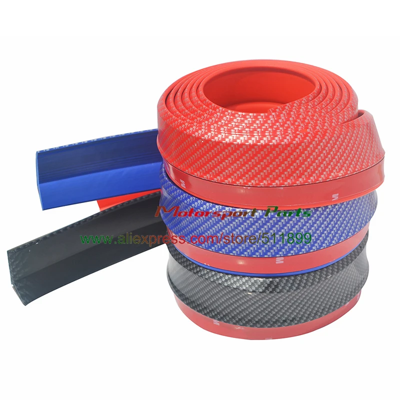 Комплект из боковой юбки и бампера углеродного волокна|edge trim|car rubber trimrubber edge trim |