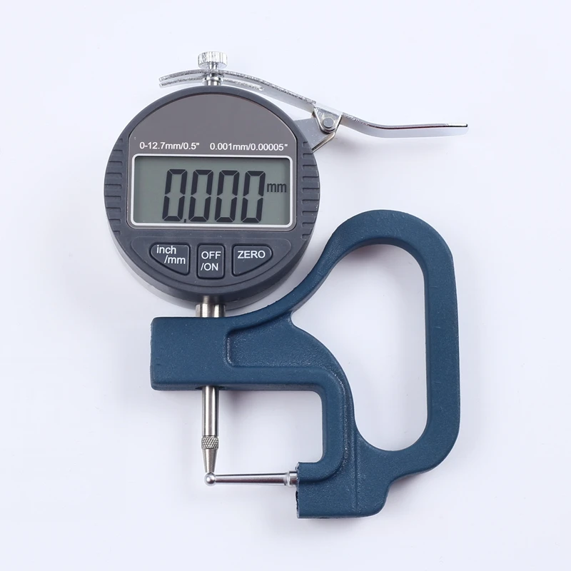 Koop Digitale Buis Dikte Gauge 0.001mm LCD Elektronische Tube Micrometer Dikke Gauge Pijp Dial Indicator Breedte Meet Gereedschap 0 10mm