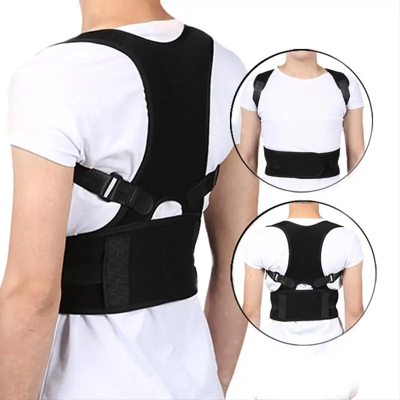 

1PCS Men Women's Correct Belt Power Magnets Posture Sport Back Support chirdren Strap Postural Correction Belt Chiropractic Vest