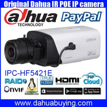 Original english Dahua CCTV 4MP WDR Smart Detection POE Full HD Network Camera IPC-HF5421E,free DHL shipping for DH-IPC-HF5421E