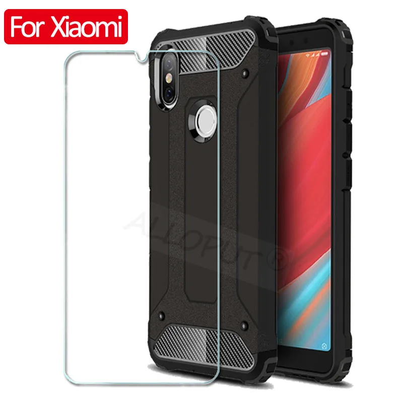 

ALLOPUT Robot Armor Hard PC Phone Case For Xiaomi Mi 9T Pro Heavy Hybrid Shockproof Back Cover Redmi 7 Note 7 K20 Silicone Cases