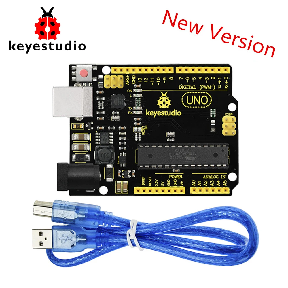 KEYESTUDIO Leonardo R3 Development Board with USB Cable for Arduino