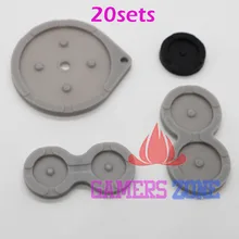 20 комплектов Токопроводящая Резина силиконовые прокладки для Nintendo GBA SP консоли