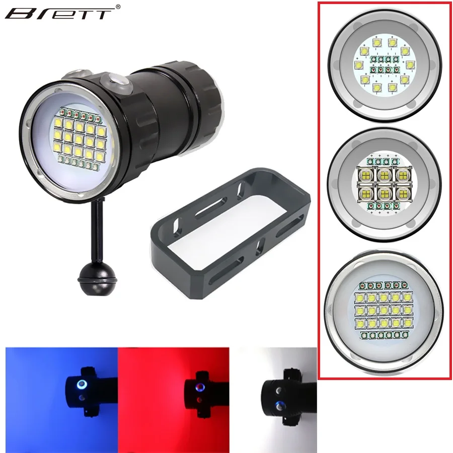 جديد الغوص تحت الماء مصباح 80 M XHP70/L2 التصوير الفيديو كاميرا التكتيكية مصباح يدوي الأزرق + الأبيض LED الفانوس الشعلة جديد الغوص تحت الماء مصباح 80 M XHP70/L2 التصوير الفيديو كاميرا التكتيكية مصباح يدوي الأزرق + الأبيض LED الفانوس الشعلة