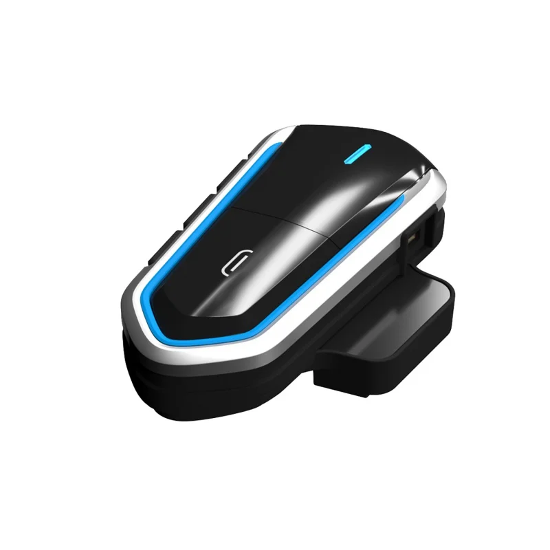 

1 Set Intercom Helmet Headset Motorcycle Waterproof Music Bluetooth With Charging Cable bluetooth Intercom for Motorcycle
