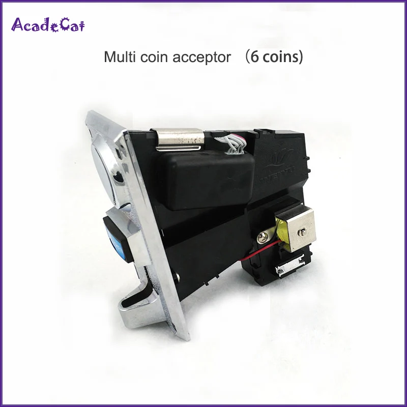 Мульти монетоприемник электронный монетоприемник механизм 6 различных значений комплектатор монет мех для торгового автомата