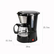 650Ml Electric Automatic Drip Coffee Maker Household Coffee Machine Coffee Pot Mini American Drip Coffee Machine for Make Tea