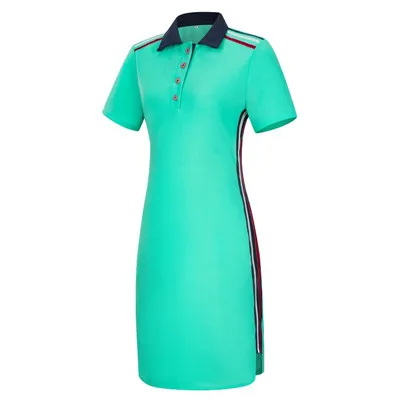 Fashion Brand Women Polo Dress T Shirt Short Sleeve Summer Elegant Dresses Patchwork Female Casual Oversized 6XL Vestidos - Цвет: 1