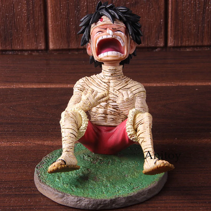 Один кусок обезьяны D. Luffy плачет Ver. ПВХ луффи одна деталь фигурка героя Коллекционная модель игрушки