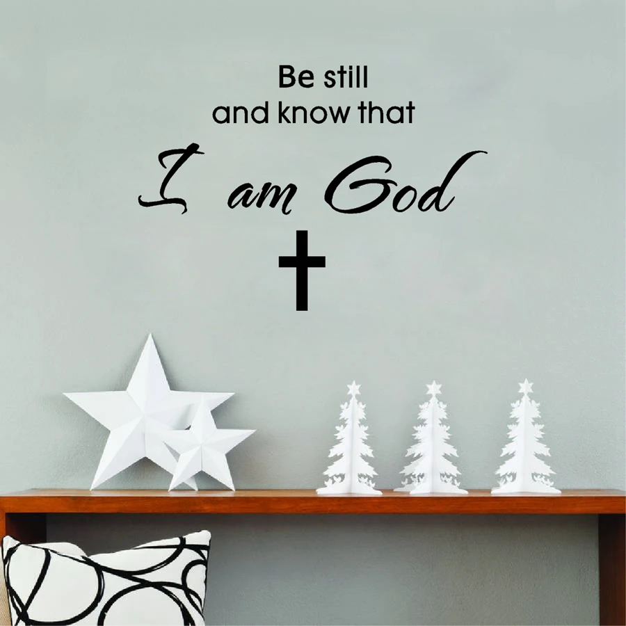 Be Still And Know That I Am God Vinyl Wall Sticker Religious Quotes God Blessing Wall Decal For Home Living Room Decoration Wall Decals Vinyl Wall Stickersreligious Quotes Aliexpress Be Still And Know That I Am God Vinyl Wall Sticker Religious Quotes God Blessing Wall Decal For Home Living Room Decoration Wall Decals Vinyl Wall Stickersreligious Quotes Aliexpress
