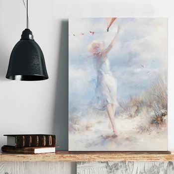 

Fast Shipping Lady Figure Oil Painting Handed-Painted Oil Painting On Canvas Oil Painting for Home Decor Wall Decor