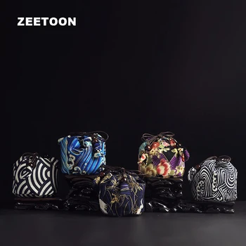 

Japanese Style Tea Ceremony Tea Cozies Portable Storage Outdoor Travel Tea Sets Package Jewelry Teacup Quick Cup Toys Small Bag