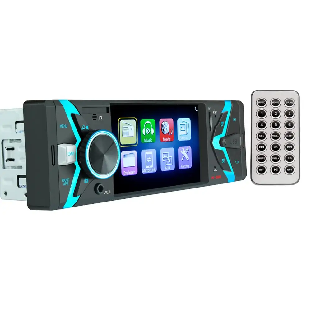 Автомагнитола 1DIN мультимедийный проигрыватель 4 1 дюйма HD MP5 Bluetooth USB TF FM камера|MP4 и