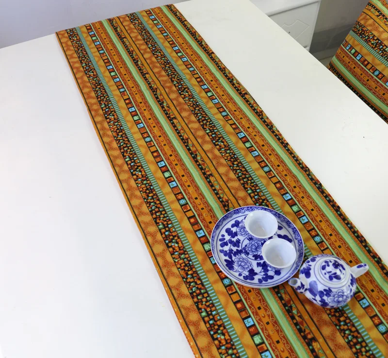American cotton and hemp table flag, table flag, hotel, bed flag, tea house, tea flag