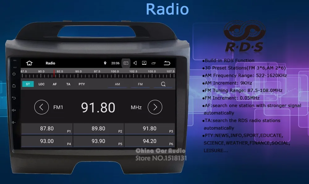 Clearance 9 inch 1024X600 4G WIFI 2GB RAM Android 7.1.2 Car DVD Player For Kia Sportage R 2010-2016 GPS Navigation Stereo Radio System 10