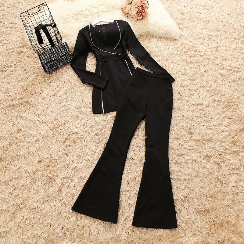 Buy Amolapha Women Long Style Jumpers Pants Suits Long