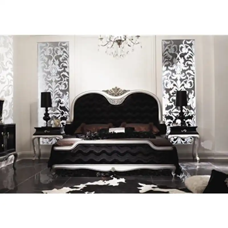 Low Price Royal Fancy Bedroom Furniture Classic Style Bed
