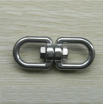 

304 Stainless steel rotating ringswivel 8 word ring chain link buckle M8 universal ring