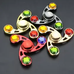 Windstick с бриллиантом torqbar EDC Tri-Spinner Bling Циклон Форма высокое Скорость палец Spinner анти-стресс ручной spinner