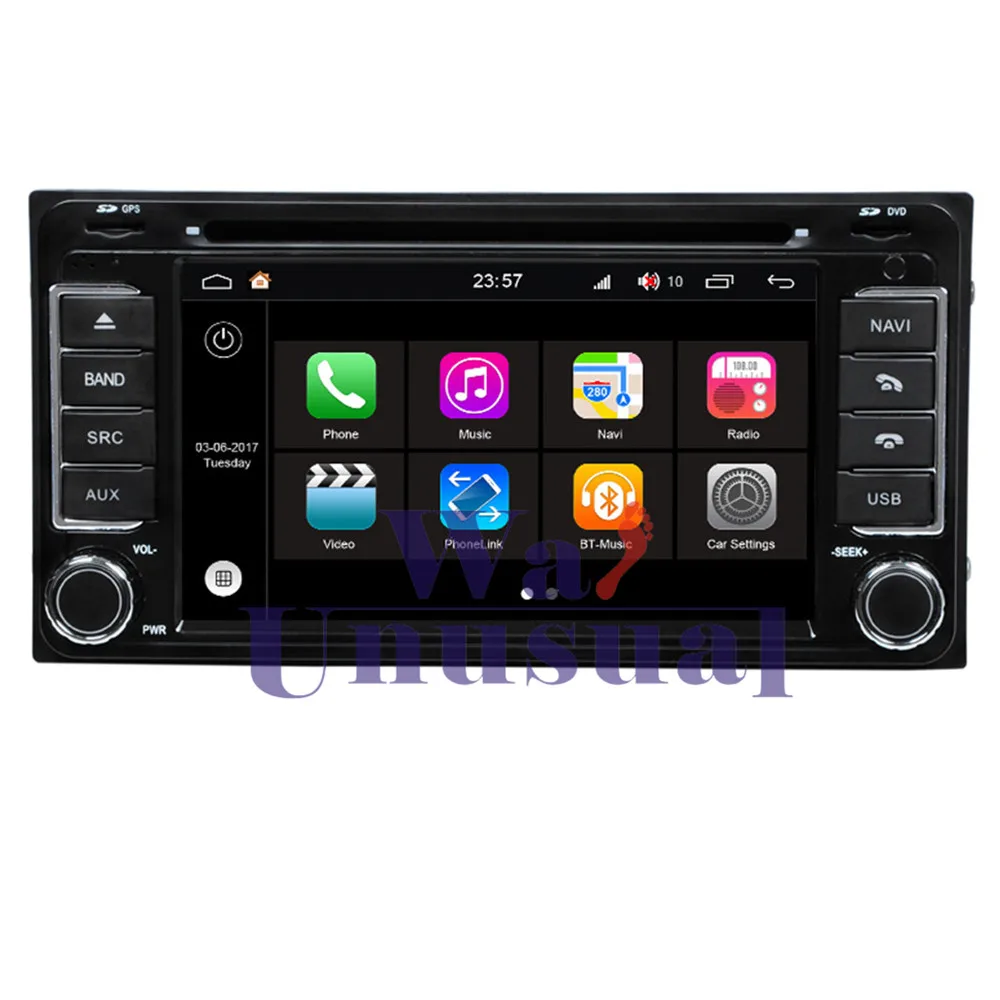 Best WANUSUAL 6.2" WINCA S190 Android 7.1 Quad Core 2G+16G Car Multimedia Player for Toyota old Corolla with GPS BT WIFI 1024*600 Map 9