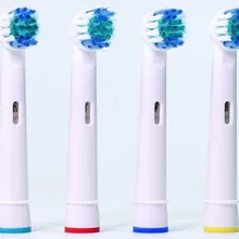 4 шт. Съемные насадки для зубной щетки для гигиены полости рта B Cross Floss точность действия мягкая щетина электрические зубные щетки Головки