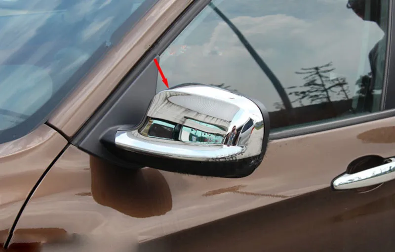 Автомобильные аксессуары боковое зеркало крышка зеркала заднего вида для bmw x1 E84 2009 2010 2011 2012 Xdrive abs хром 2 шт