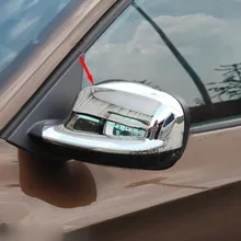 Автомобильные аксессуары боковое зеркало крышка зеркала заднего вида для bmw x1 E84 2009 2010 2011 2012 Xdrive abs хром 2 шт