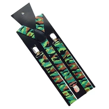 Army green-Funky трендовые мужские подтяжки на подтяжках