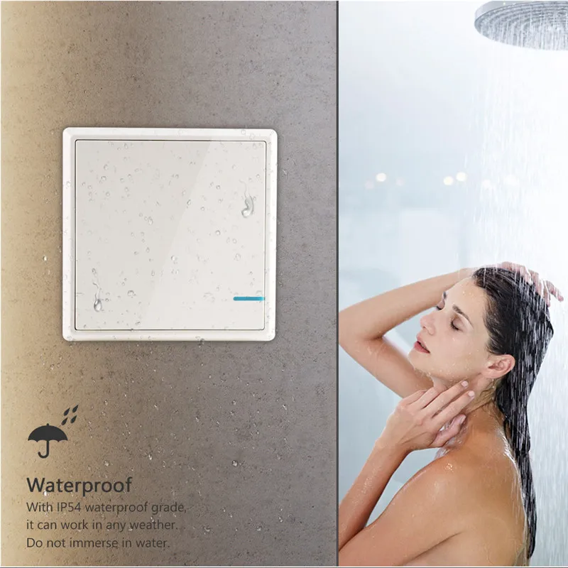 

Wireless Switch Lamp Remote Control Switch Waterproof Smart Home APP WIFI Control Wall Light Switch RF 110V 220V LED Bulbs Fan
