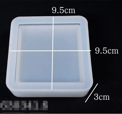 1 шт полупрозрачная квадратная силиконовая форма DIY инструмент для изготовления ювелирных изделий формы УФ-отверждаемая эпоксидная смола декоративное ремесло
