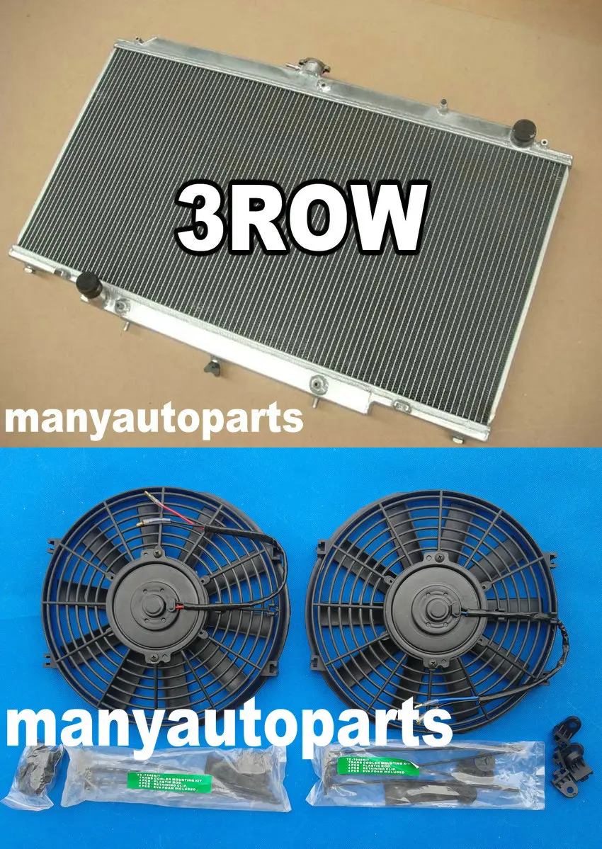 AlloyRadiatorTwoFansForNISSANPATROLGUY6128L30LRD28ZD30CR.jpg