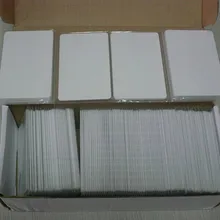 Бесплатный образец 5 шт. ISO18000-6C ПВХ тег UHF белая карта 860-960 мГц пассивный Долго Диапазона UHF RFID карты