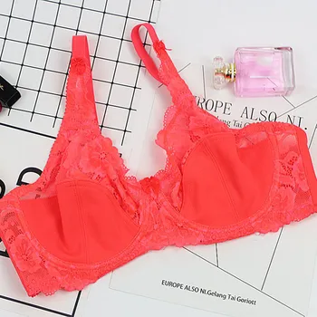 

Fashion Women Ultra-thin Underwear Adjustable Transparent Breathable Lace Bra Sous Vetement Femme Sexy Ensemble Dessous Lenceria