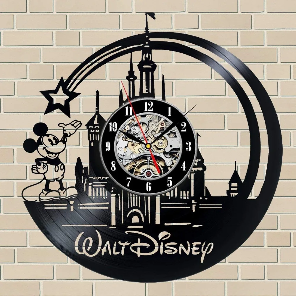 2019 Horloge Mural Klok Vinyl Record Wall Clock Design Decorative Kids Room Hanging Clocks Watch Home Decor Gift For Children | Дом и сад