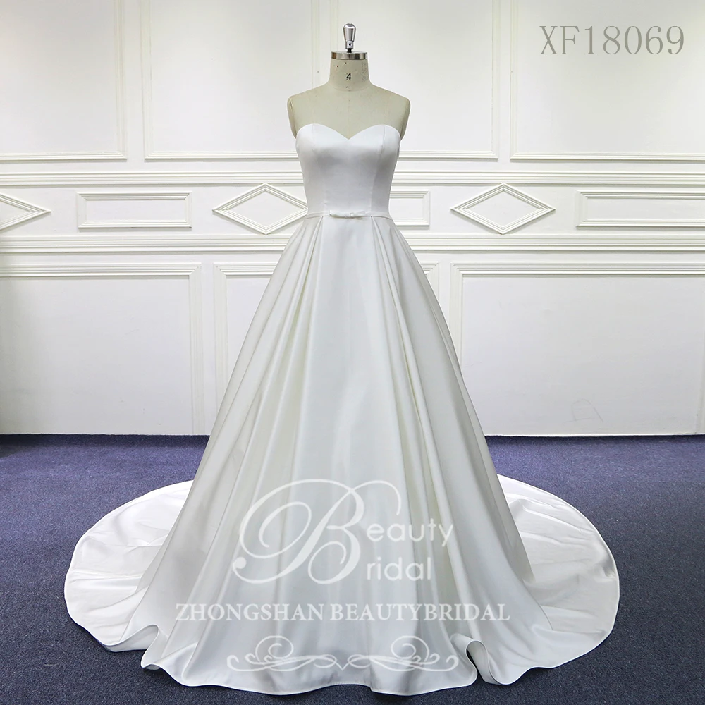 Горячая Распродажа, новый дизайн, бальное платье, женское атласное платье со шлейфом и поясом, модель XF18069