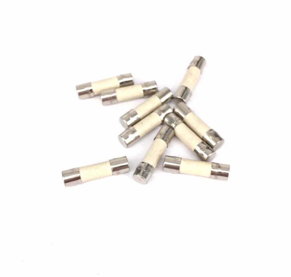 O/DxLength 5x20mm/6x30mm 160mA 200mA 1A 5A 10A 15A 20A 250V быстрая/медленная выдувная керамическая трубка предохранители электронный компонент микроволновой печи