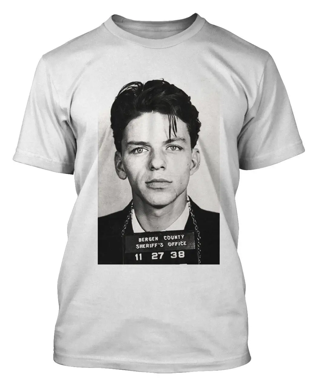 Футболка FRANK SINATRA MUG SHOT футболка блюз Джаз DTG Harajuku топы модная классическая