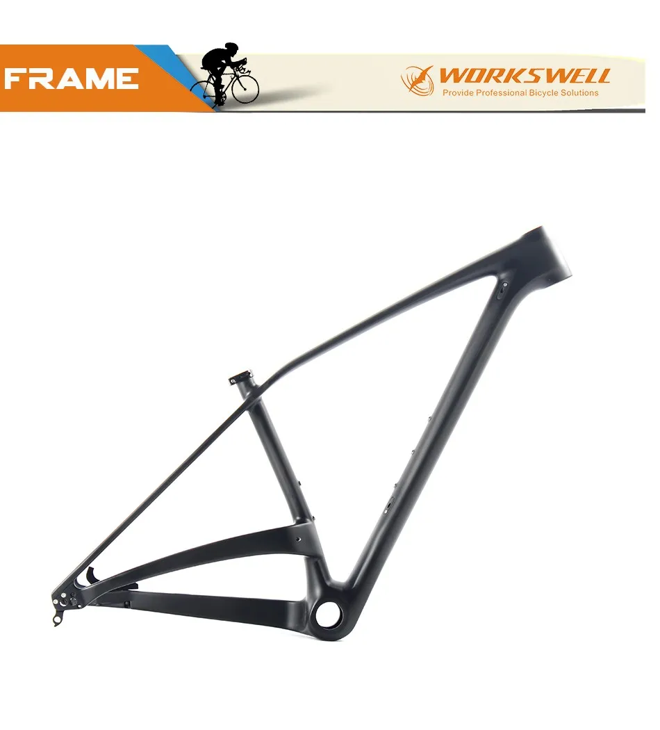 Flash Deal OEM New color painting bike frame promotion colorful mountain carbon frame good quality disc brake mtb frame from China 4