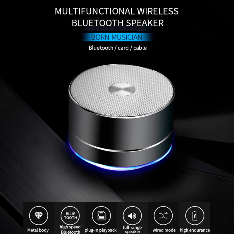 DPRUI A2 портативный динамик bluetooth mini speaker карты бас стали пушки звук бар для