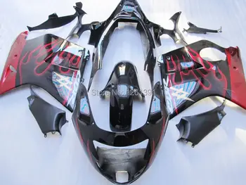 

Fairing kit Red Flame in black for Honda CBR1100XX 96-05 CBR1100 XX 96 05 1996 2005 CBR 1100XX 96 05 CBR 1100 XX 96 05