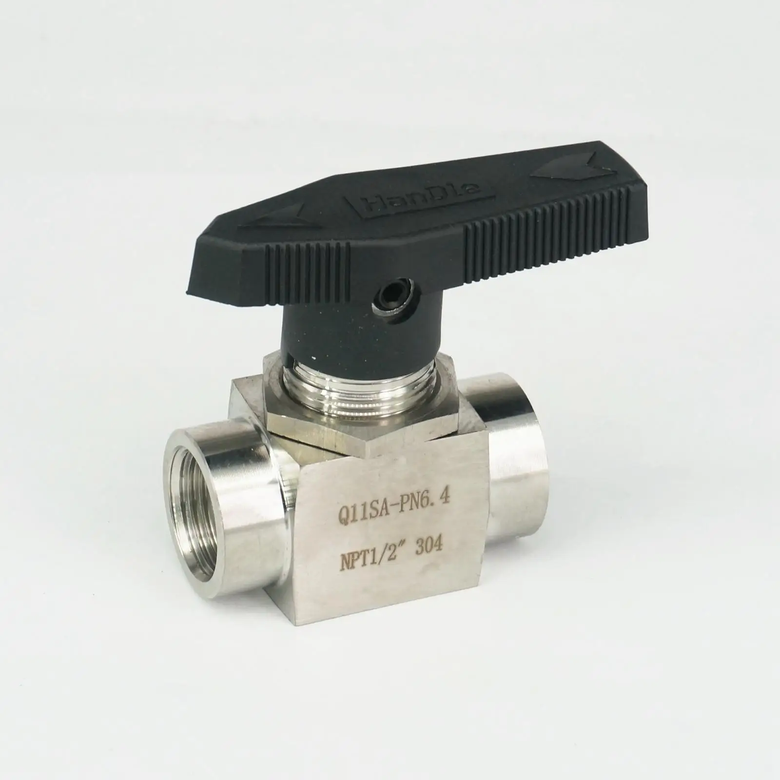 1/2" NPT Female Shut Off Ball Valve 304 Stainless Steel Bulkhead Water