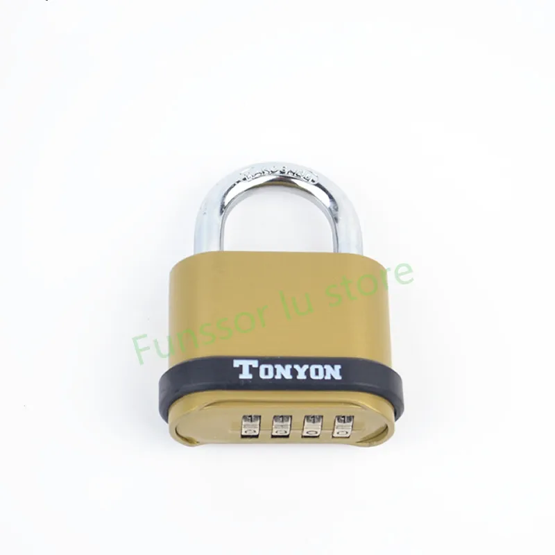 tonyon 4 Digit Anti saw tamper, brass lock, padlock closet door