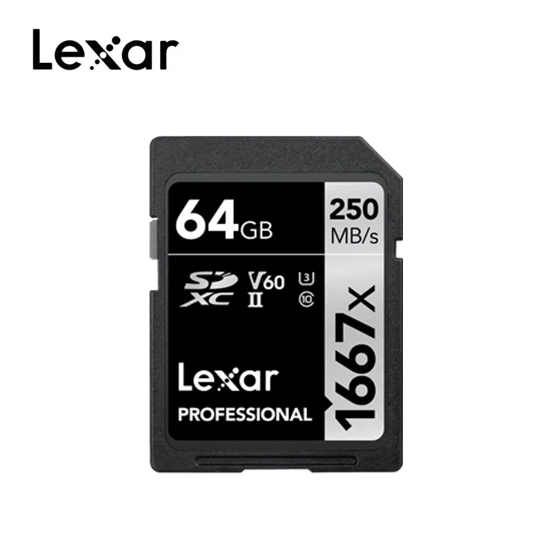 Оригинальная флеш-карта Lexar 32 Гб 64 128 ГБ 256 sd-карта 1000x UHS-II U3 3D 4K SDHC SDXC карта памяти SD