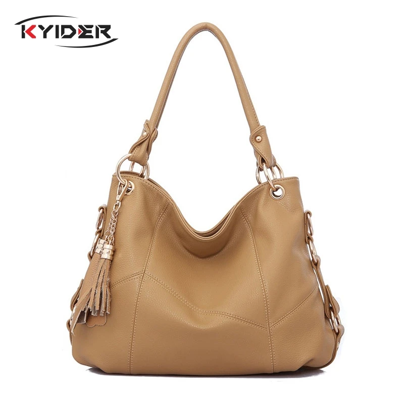 

KYIDER Women Leather Handbags Women Messenger Bags Designer Crossbody Bag Women Tote Shoulder Bag Top-handle Bags Vintage
