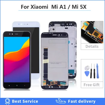

5.5" Display For Xiaomi Mi A1 LCD Touch Screen with Frame Replace For Xiaomi Mi 5X Touch Screen Display MiA1 Mi 5X Digitizer