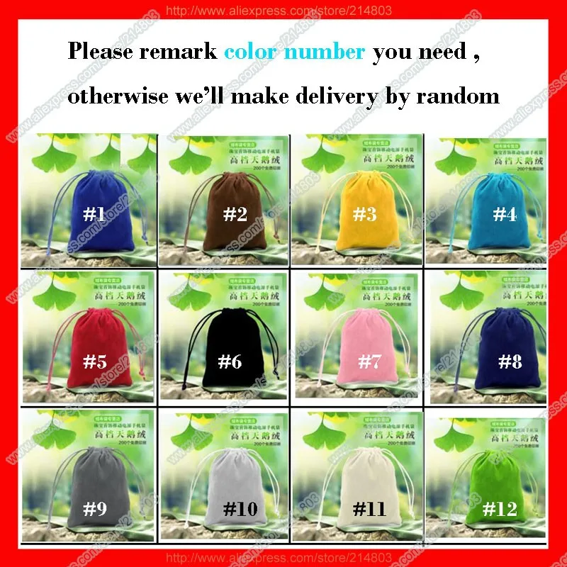 velvet bag color in available