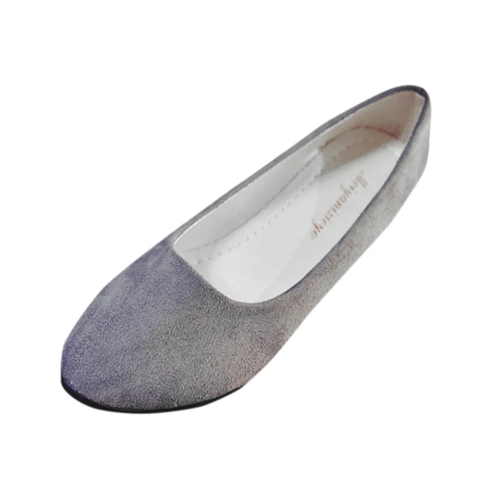 

SAGACE Women Shoes Slip On Shallow Outdoor Leisure Flat Heel Casual Women Shalllow Single Shoes Soft-soled Ladies Shoes