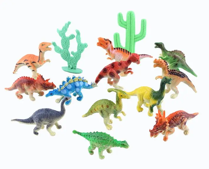 12pcs/ Pack mini 6CM simulation century dinosaurs ...