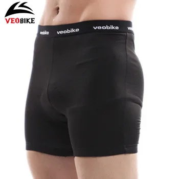 

VEOBIKE Riding Shorts Cycling Thick Bicycle Antibacterial Breathable 3D Pad Bike Gel Briefs Male Underwear Size M-3XL